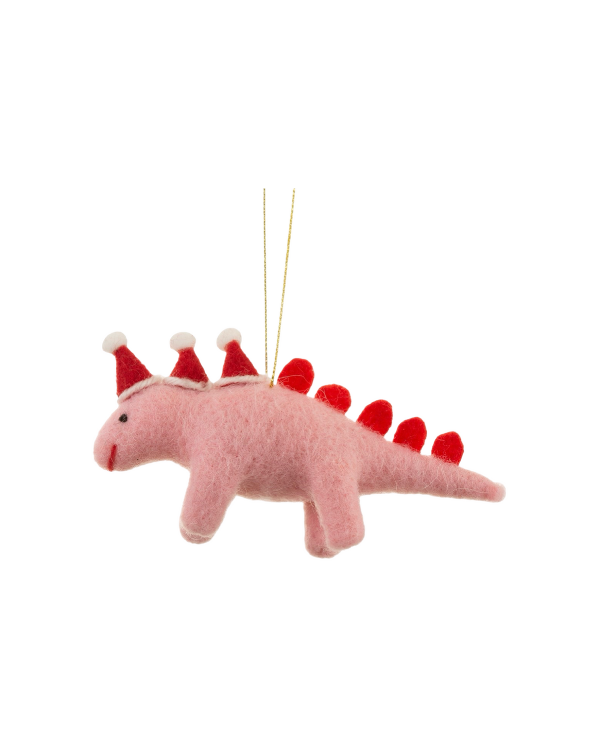 Santa Hats Dinosaur Felt Hanging Decoration