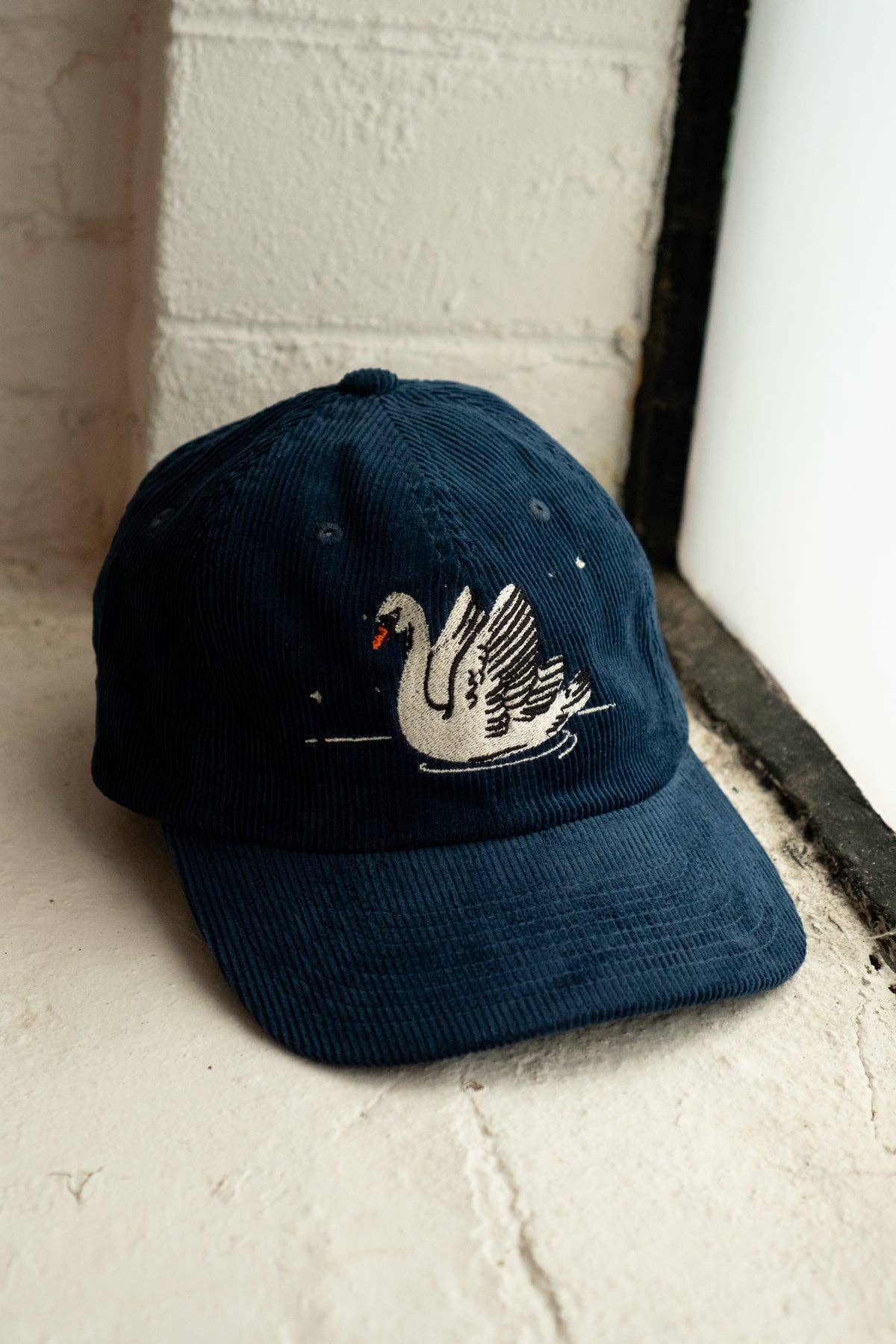 Night Swans Corduroy Dad Hat