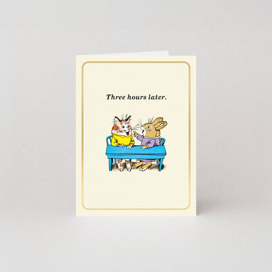 Three Hours Later Richard Scarry Mini Card