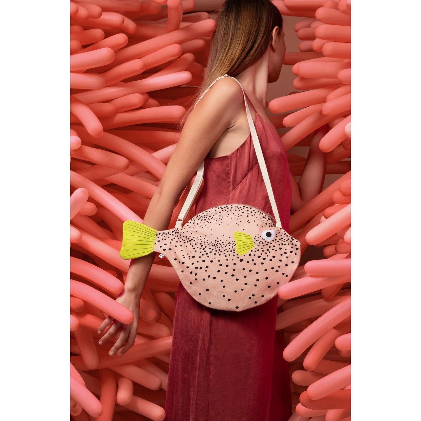 Pink Pufferfish Bag