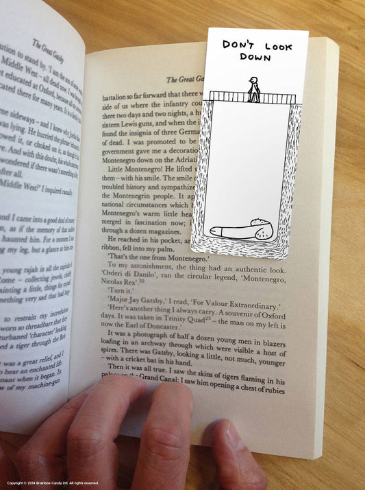 Don't Look Down - Shrigley Magnetic Bookmark