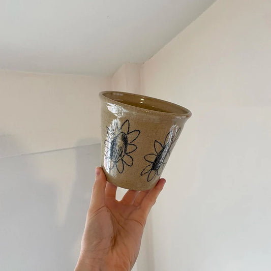 Pencil Daisy Pot