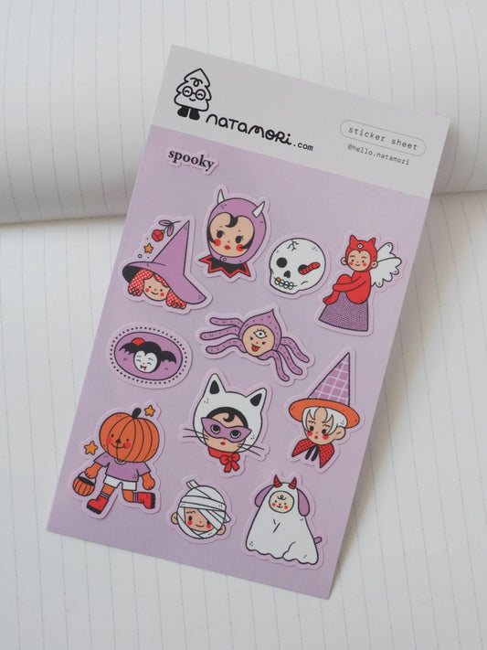 Spooky Sticker Sheet