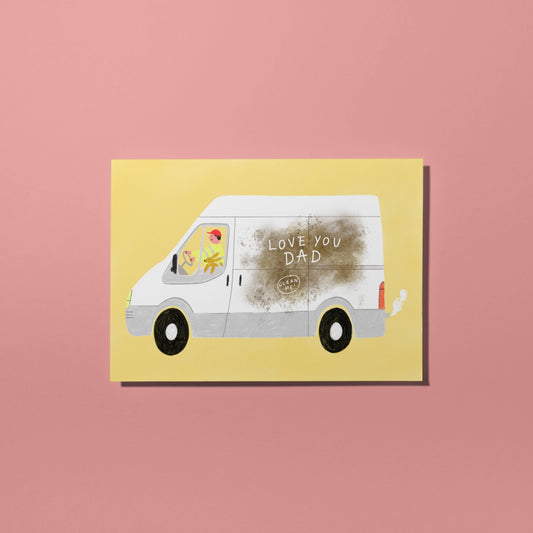 Van Driver Father's Day Card