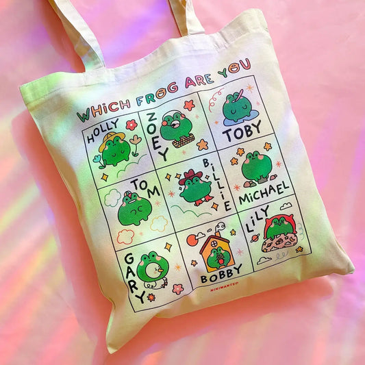 Which Frog Are You Tote bag