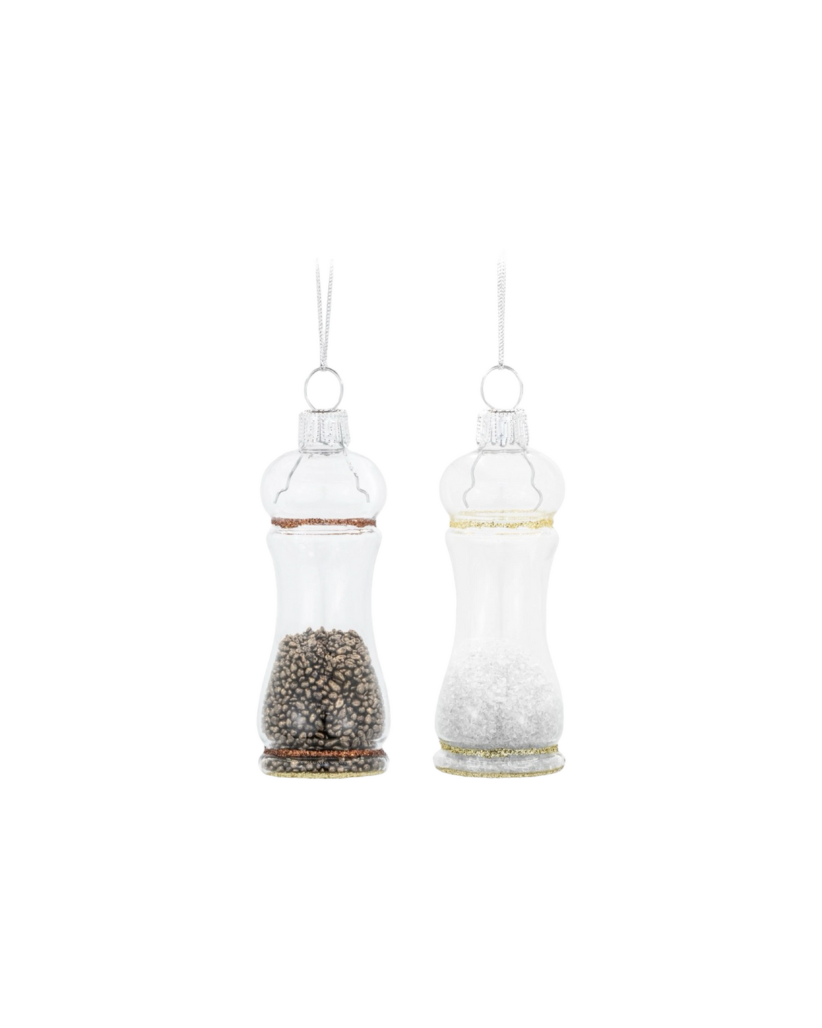 Salt & Pepper Grinders Shaped Bauble (single)