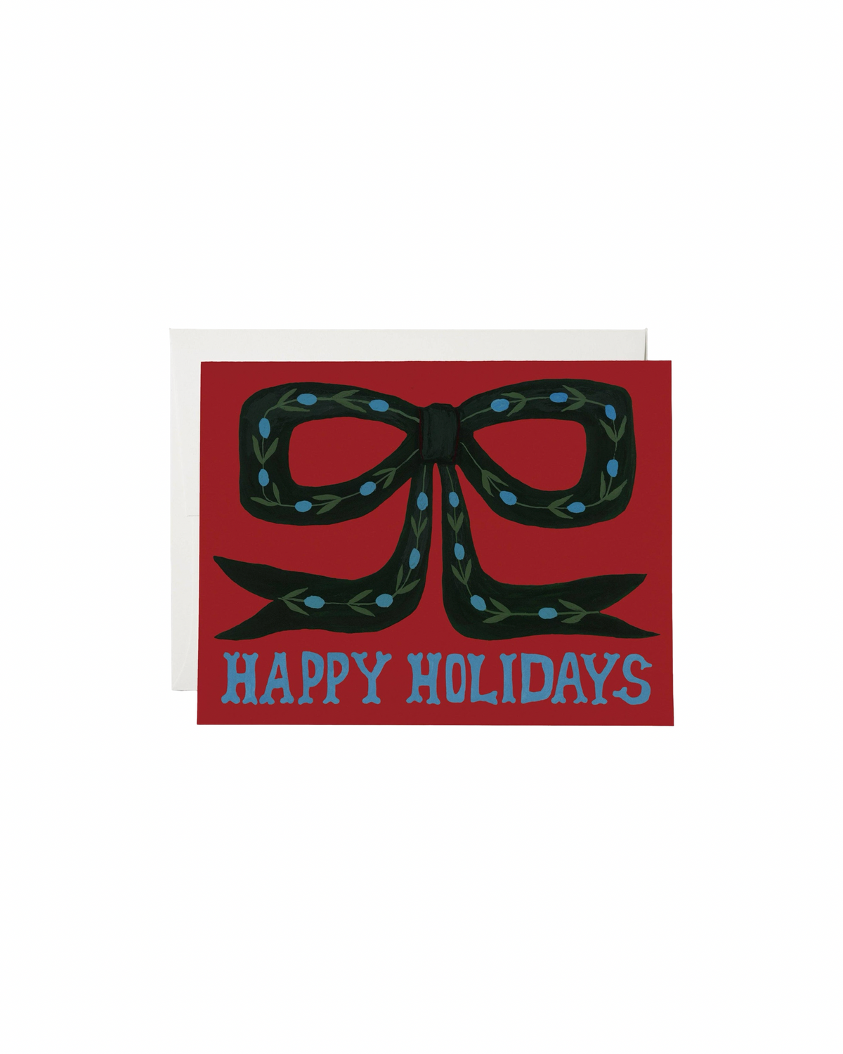 Holiday Bow Christmas Card
