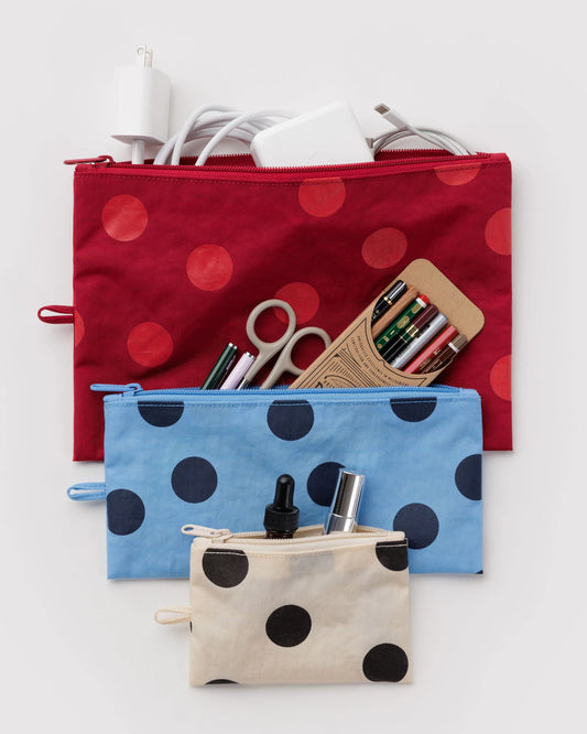 Polka Dot Mix Flat Pouch