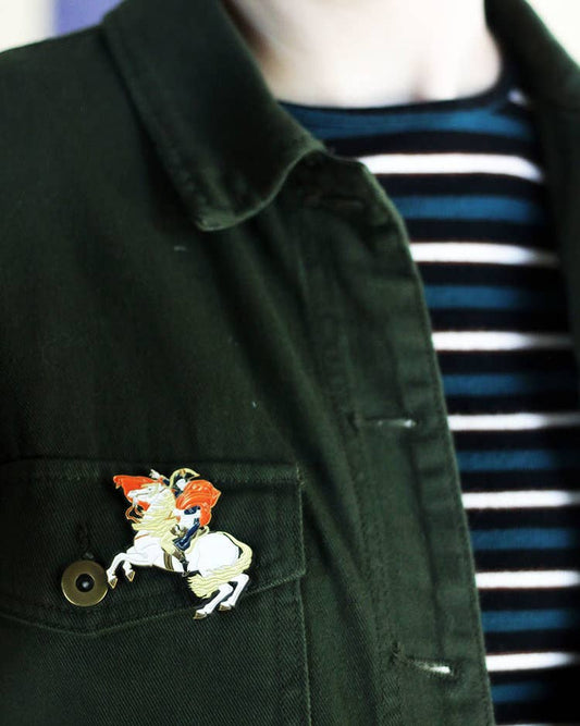 Napoleon Crossing the Alps • Enamel Pin
