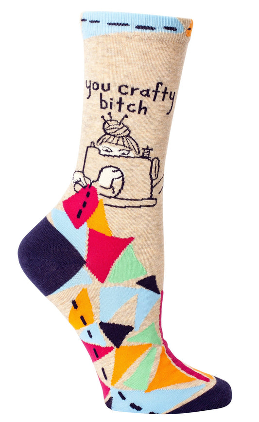 You Crafty Bitch Women's Socks