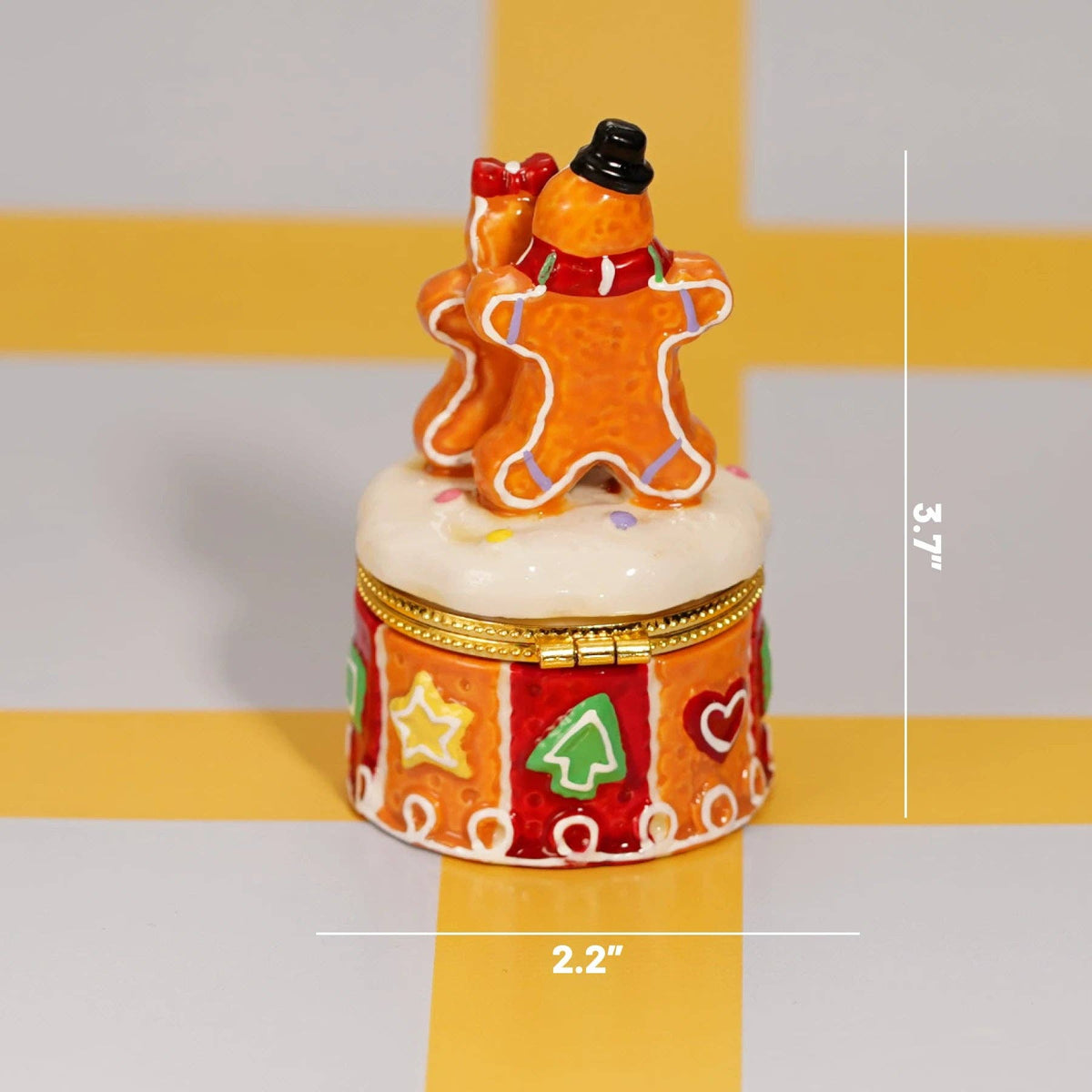 Gingerbread Couple Trinket Box