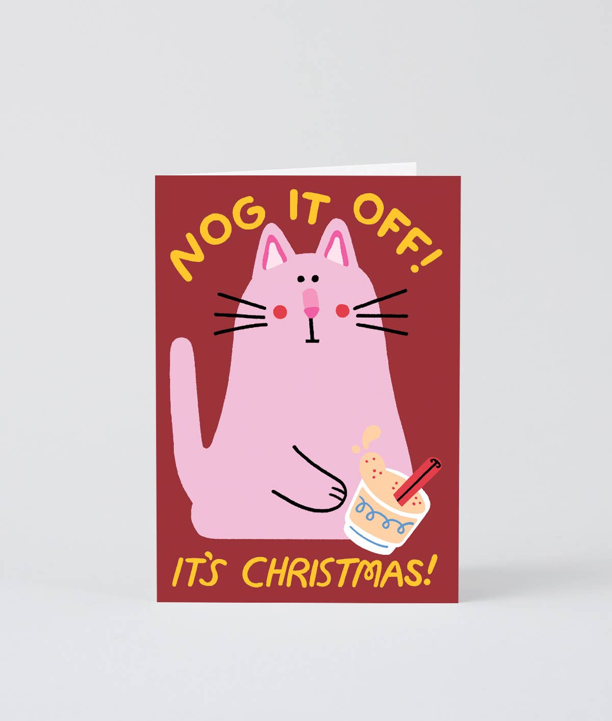 Nog It Off It's Christmas Card