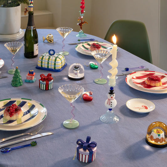 Merry Snowman Candle Holder