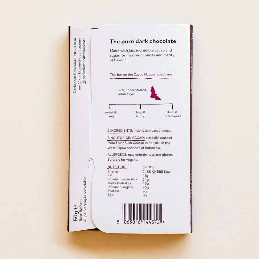 Darkroom 70% Indonesia 50g Bar