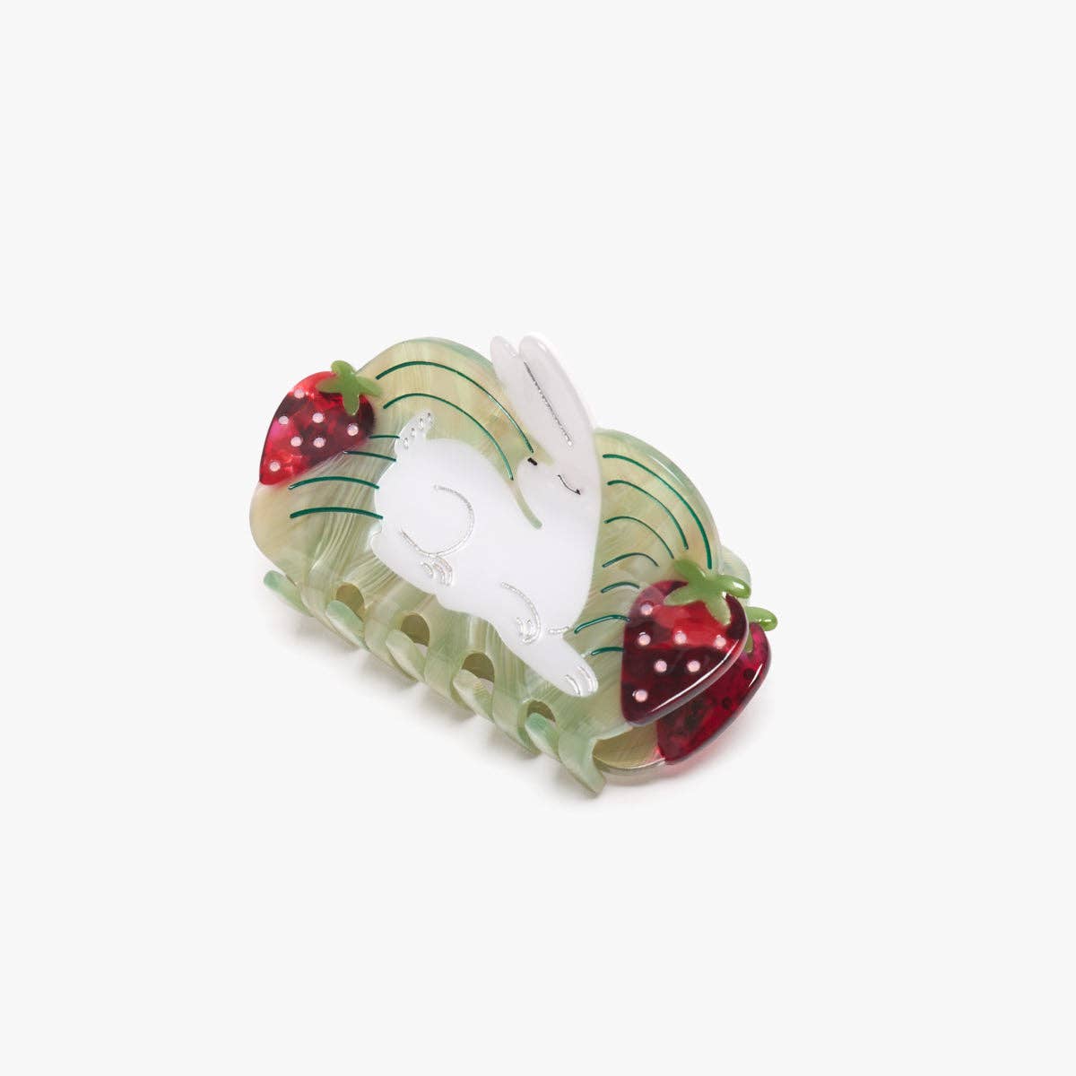 White Rabbit Hair Claw