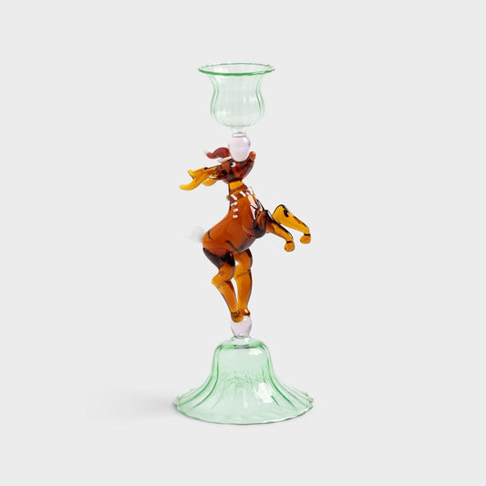 Merry Reindeer Candle Holder