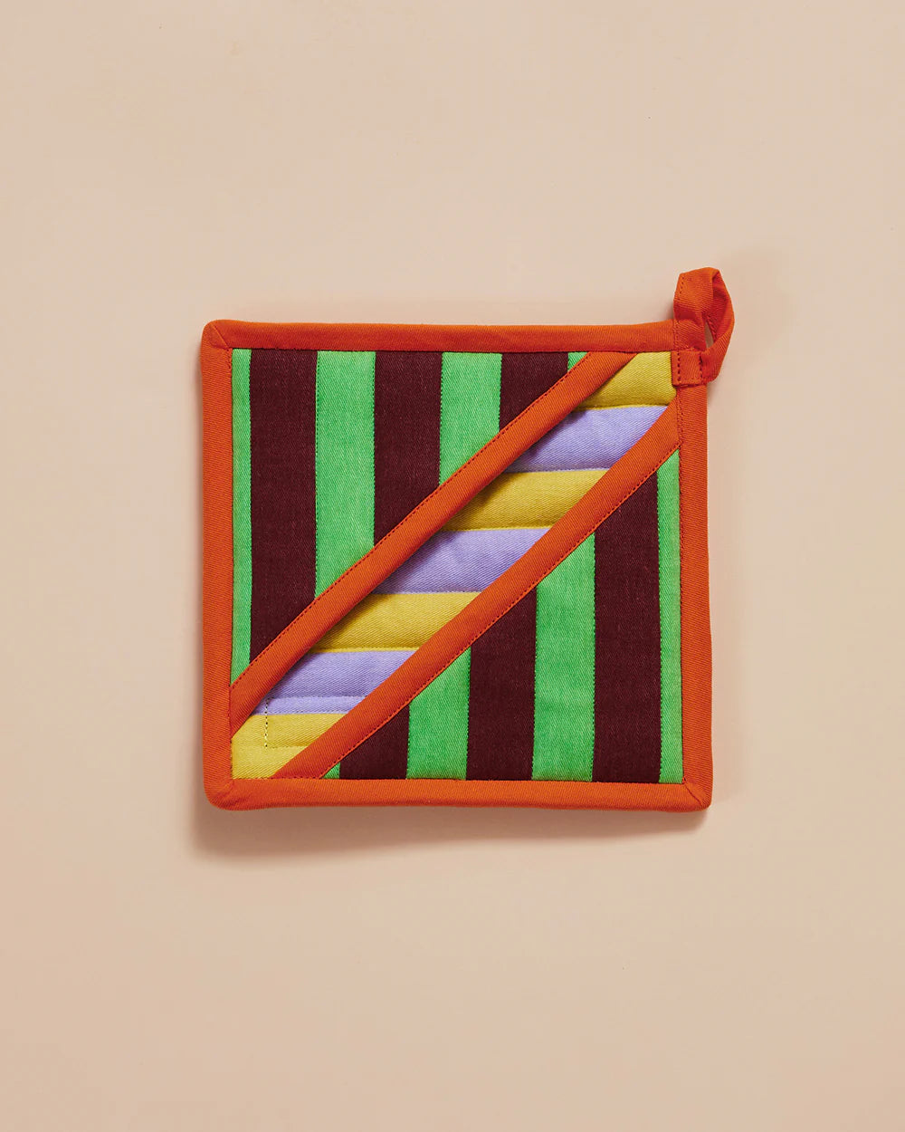 Jalepeno Stripe Pocket Pot Holder