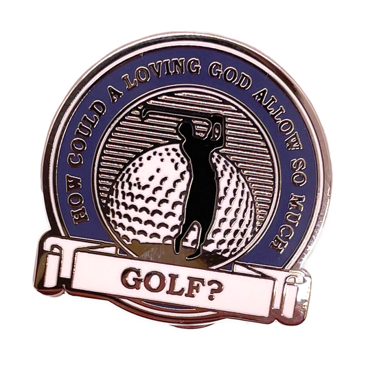 "So Much Golf" Enamel Pin