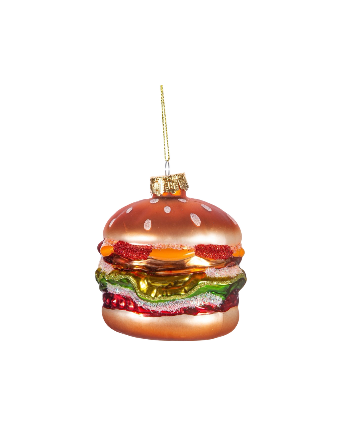 Big Fat Burger Shaped Bauble