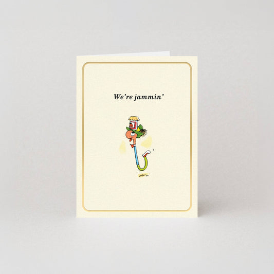 We're Jammin' Richard Scarry Mini Card
