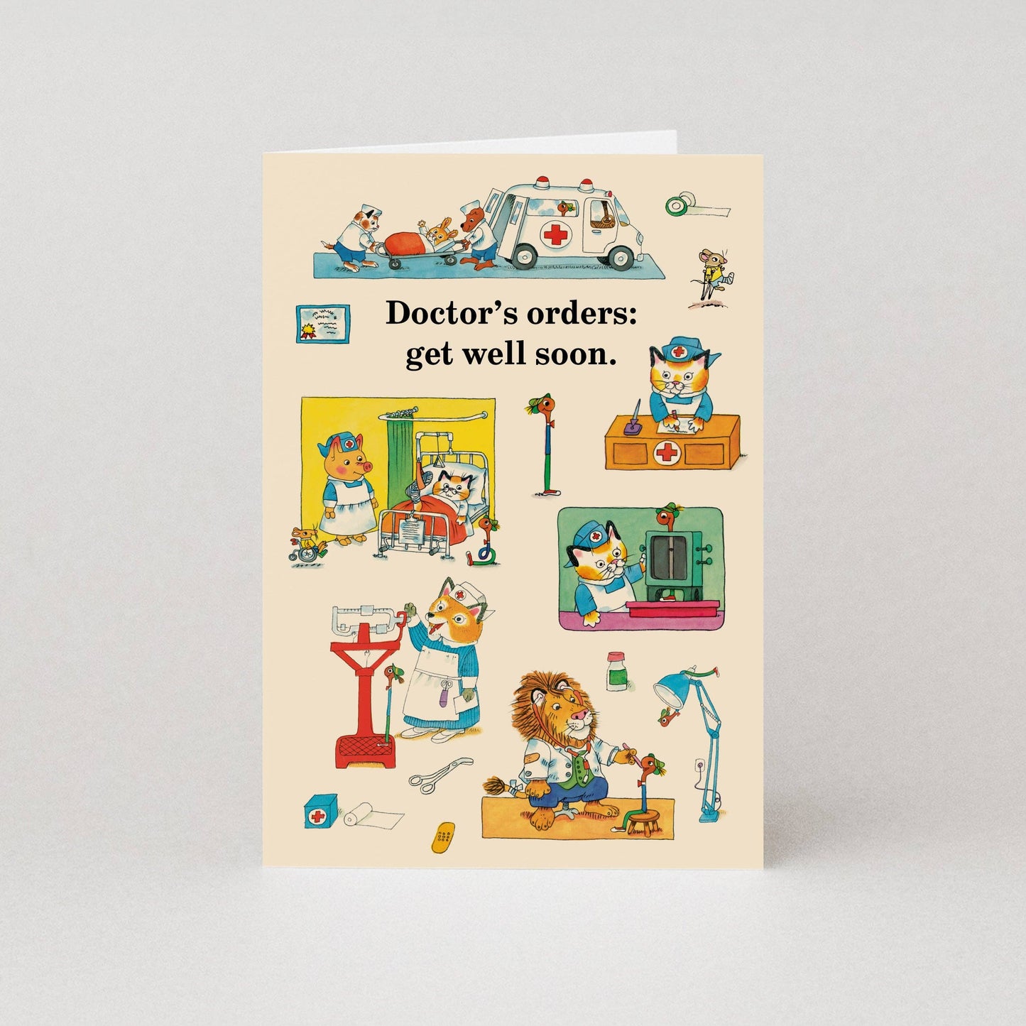 Doctors Orders Richard Scarry Card