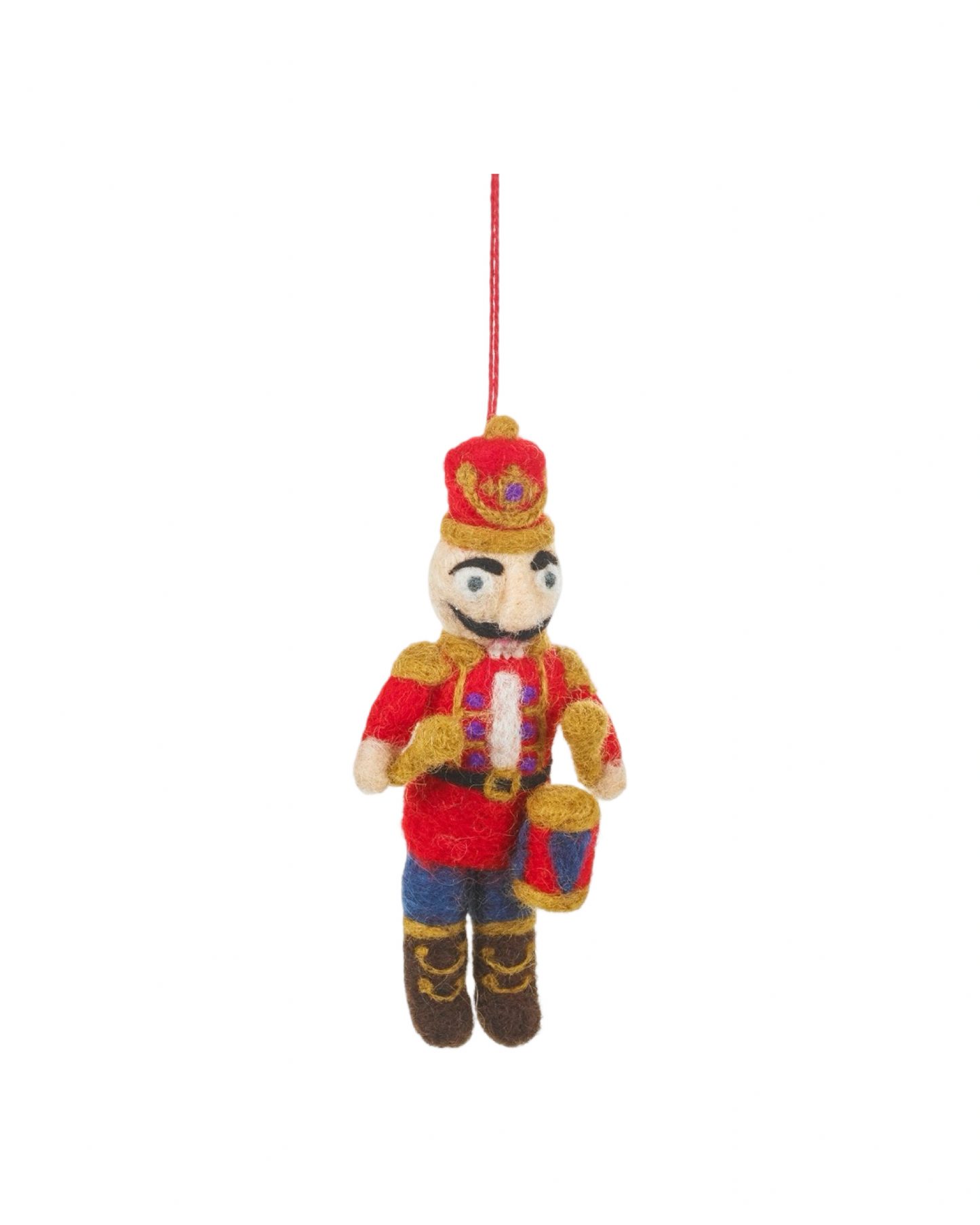 Nutcracker Ned Felt Decoration