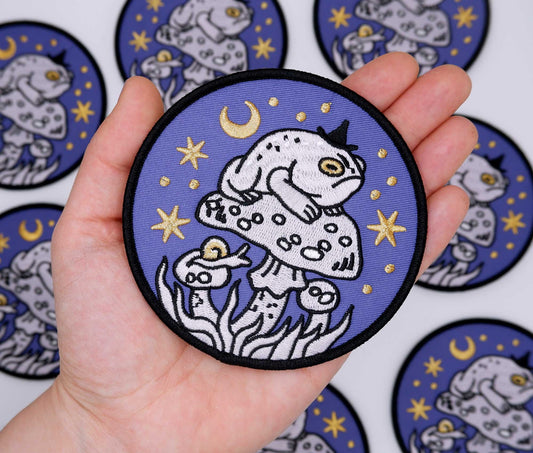 Grumpy Toad Witch Patch