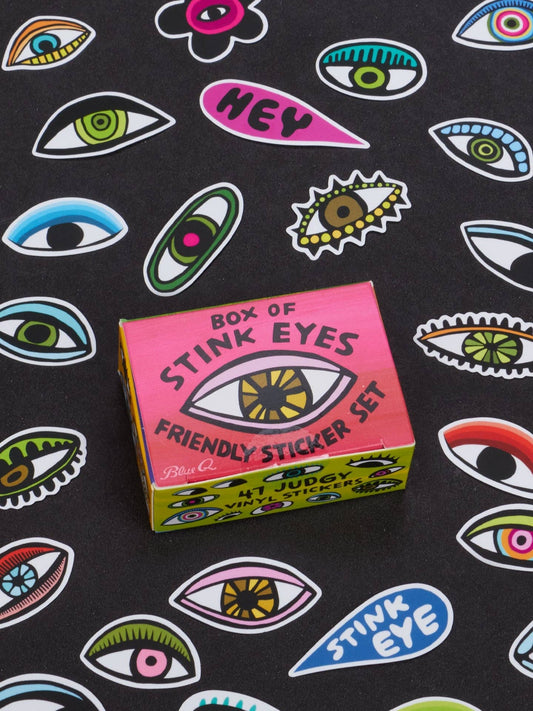 Box Of Stink Eyes Sticker Box