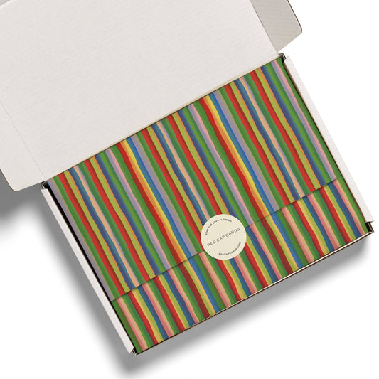 Colourful Stripe Tissue Paper