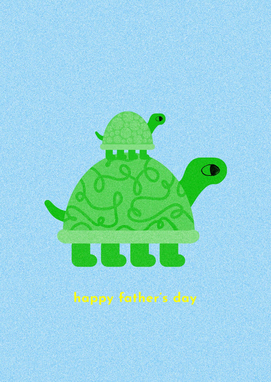 Baby Tortoise Father's Day Card
