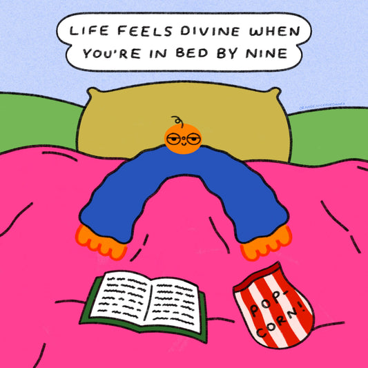 In Bed By Nine Print