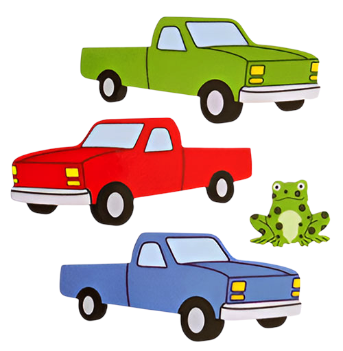 Truck and Toad Sticker Sheet