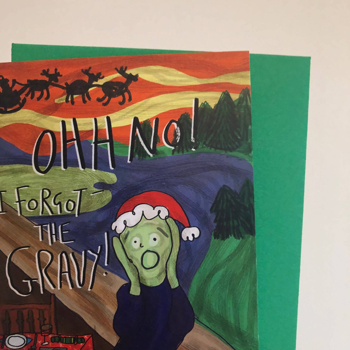 The Scream Christmas Card