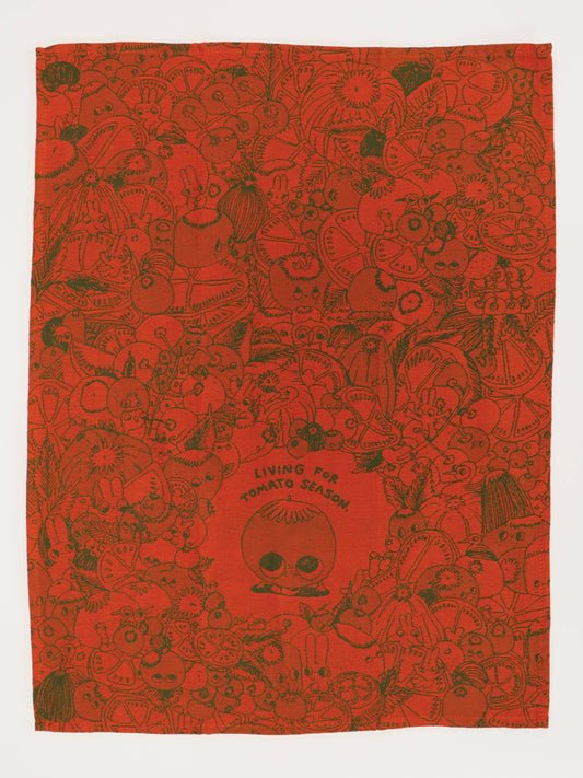 Living For Tomato Season Dish Towel