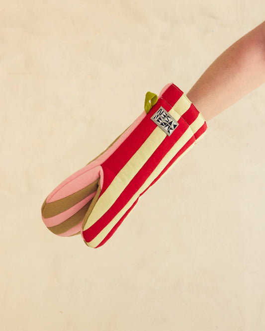 Ladybug Quilted Oven Mitt