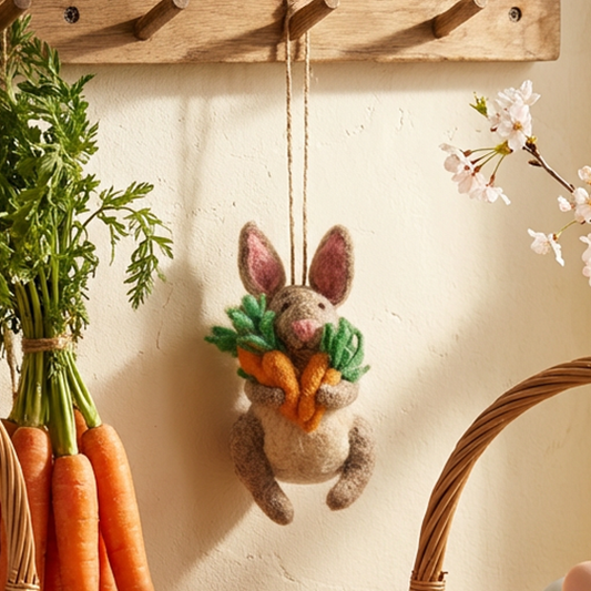 Beatrix Bunny Felt Decoration