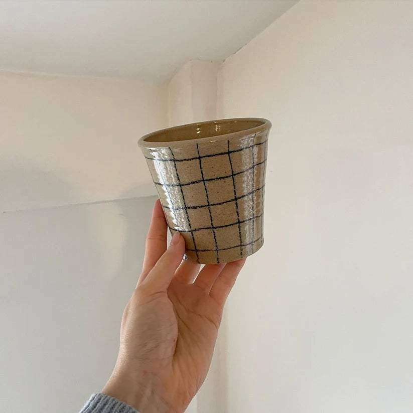 Pencil Grid Pot