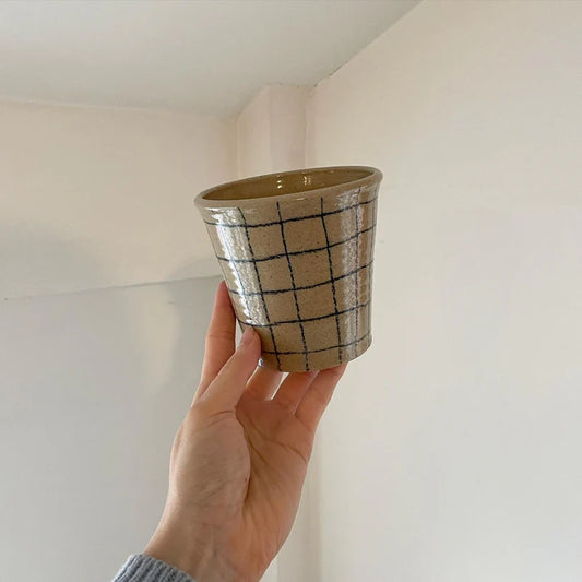 Pencil Grid Pot