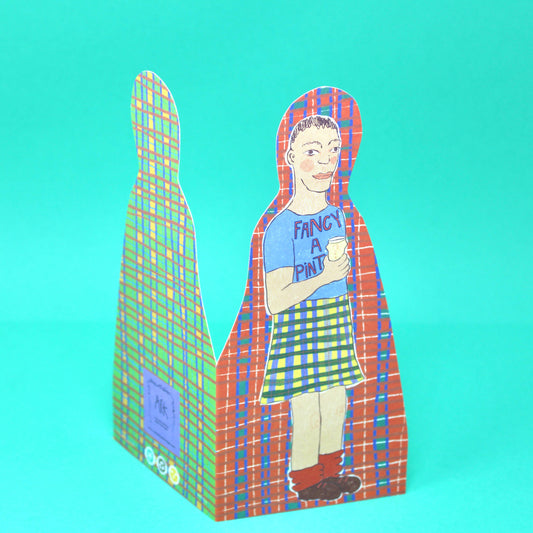 Fancy A Pint Greetings Card