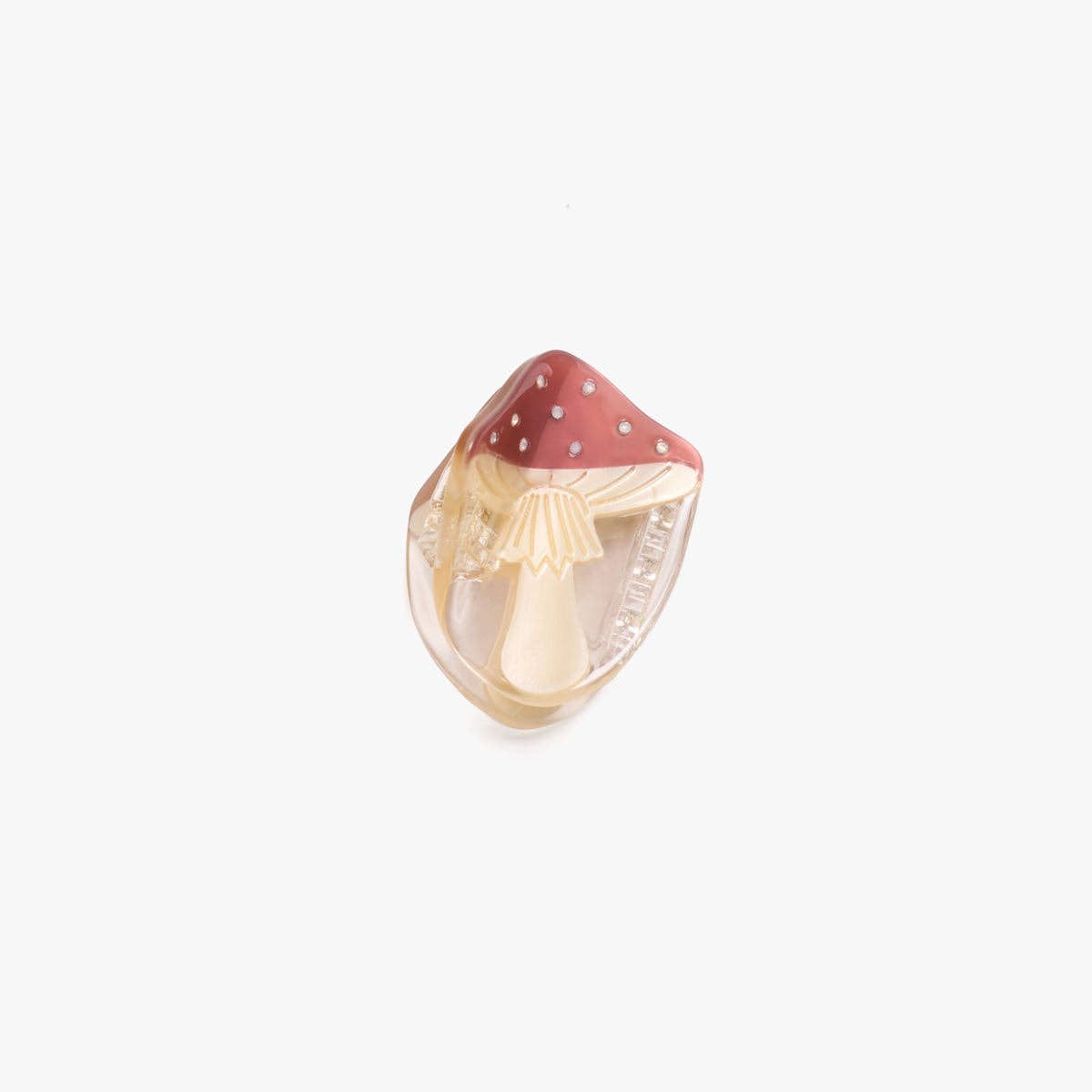 Mini Mushroom Hair Claw