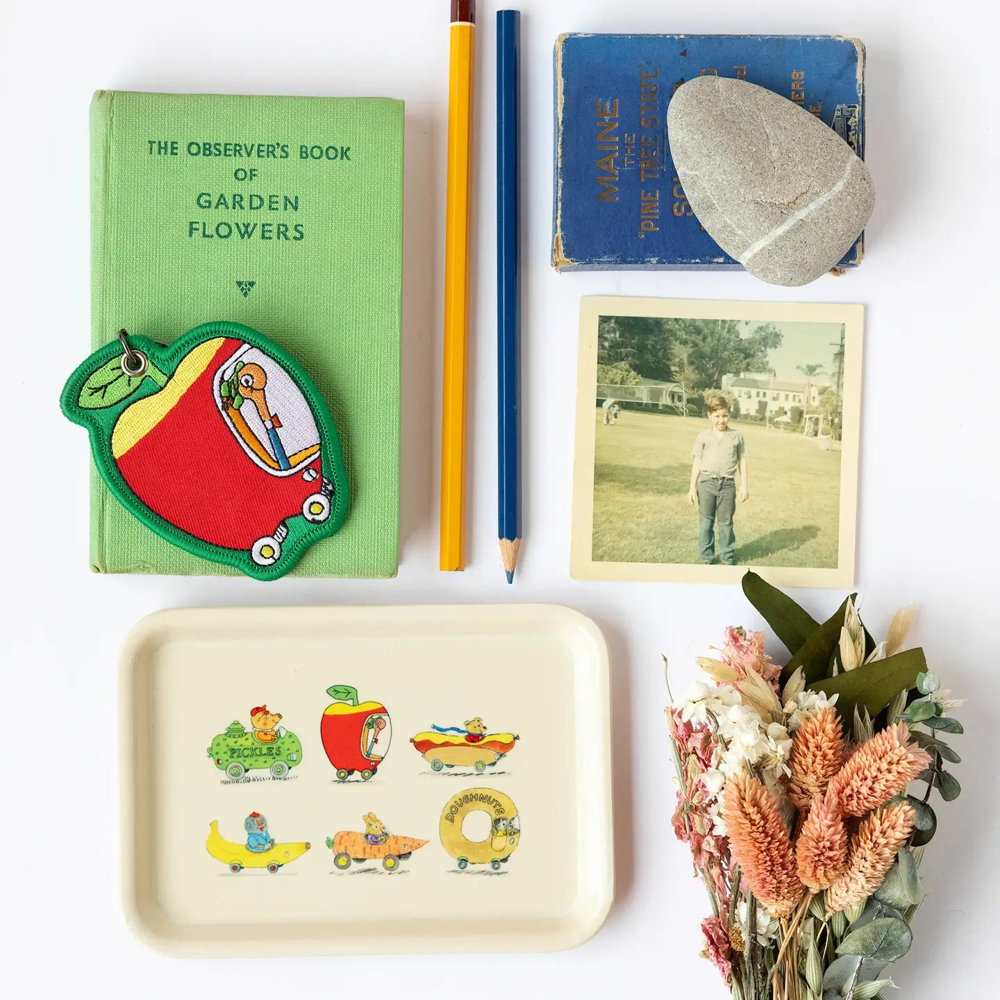 Apple Car Patch Keyring