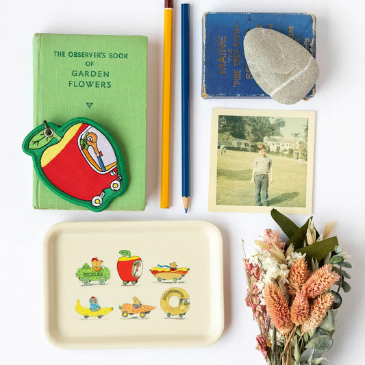 Busy Town Vintage Style Tray