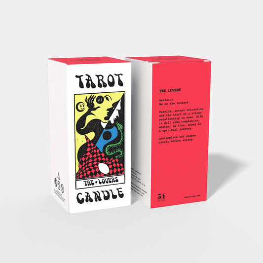 The Lovers Tarot Candle