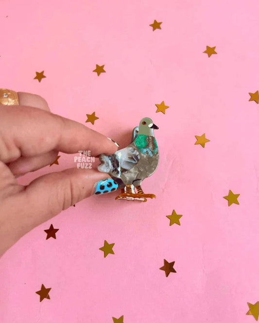 Mini Pigeon Hair Claw