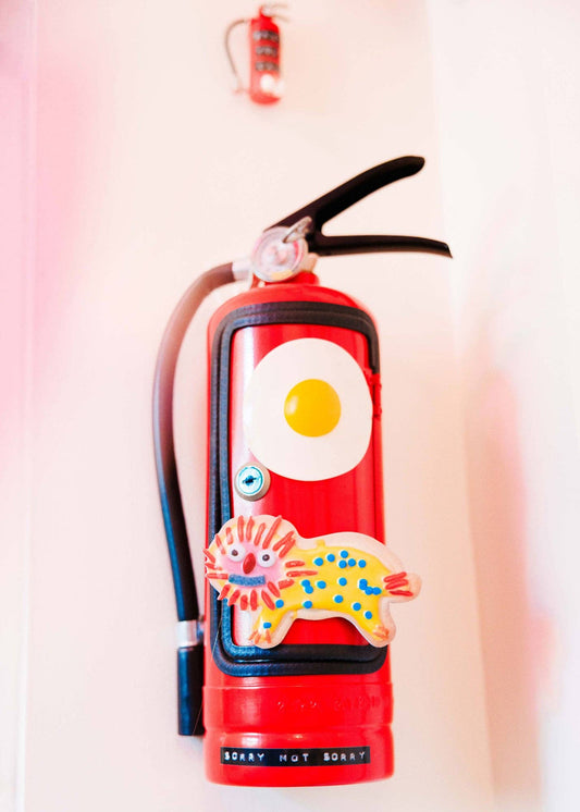 Weird Lion Cookie Magnet