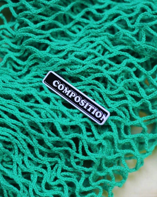 Composition • Enamel Pin