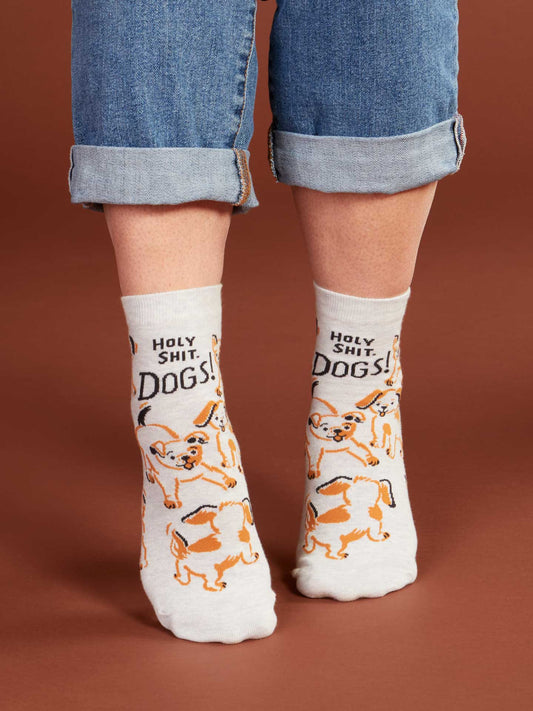 Holy Shit. Dogs! Women's Ankle Socks