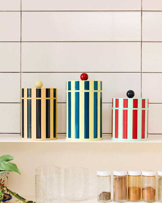 Dusen Dusen Stripe Canisters