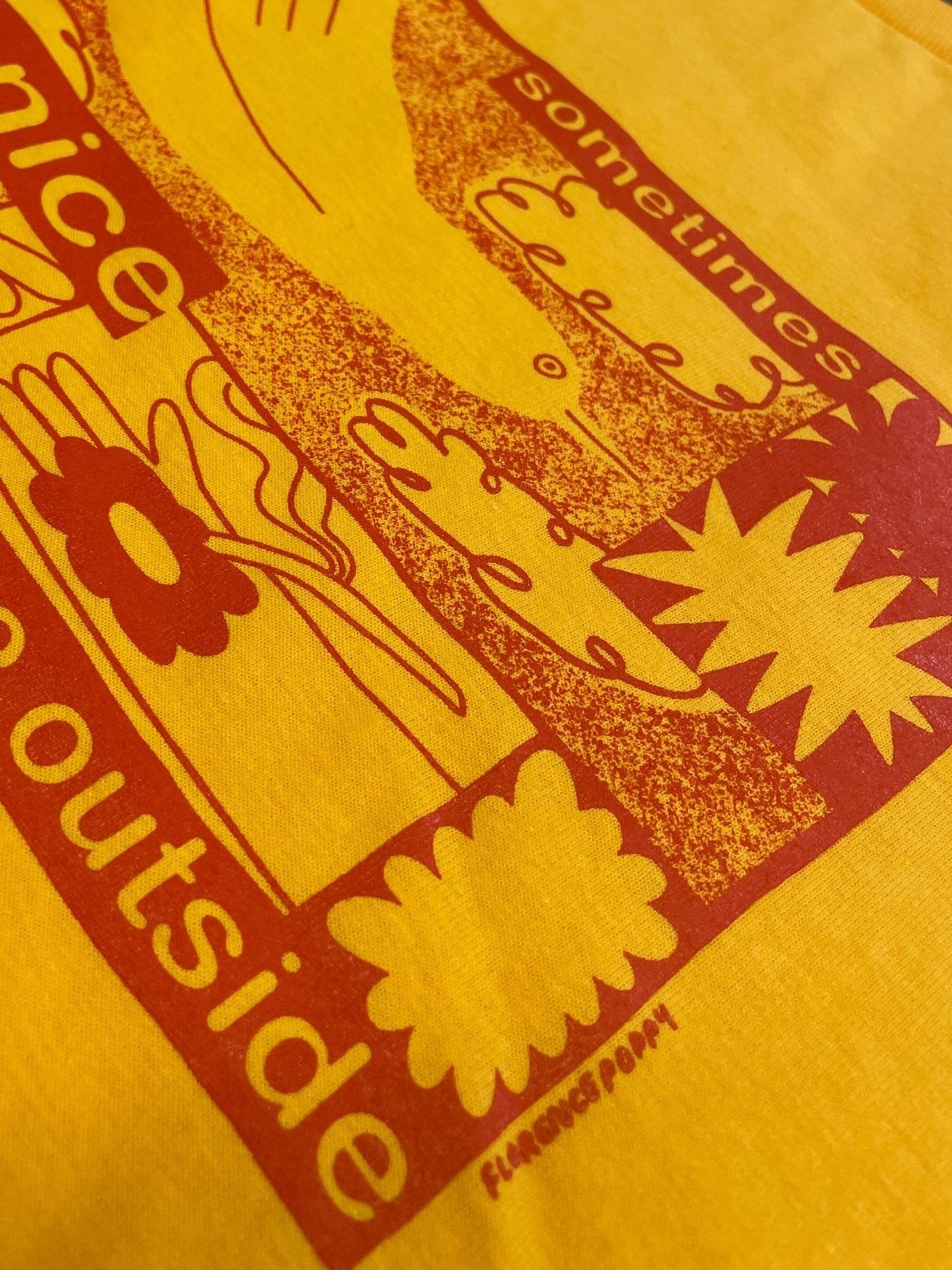 Nice Outside T-Shirt - Yellow
