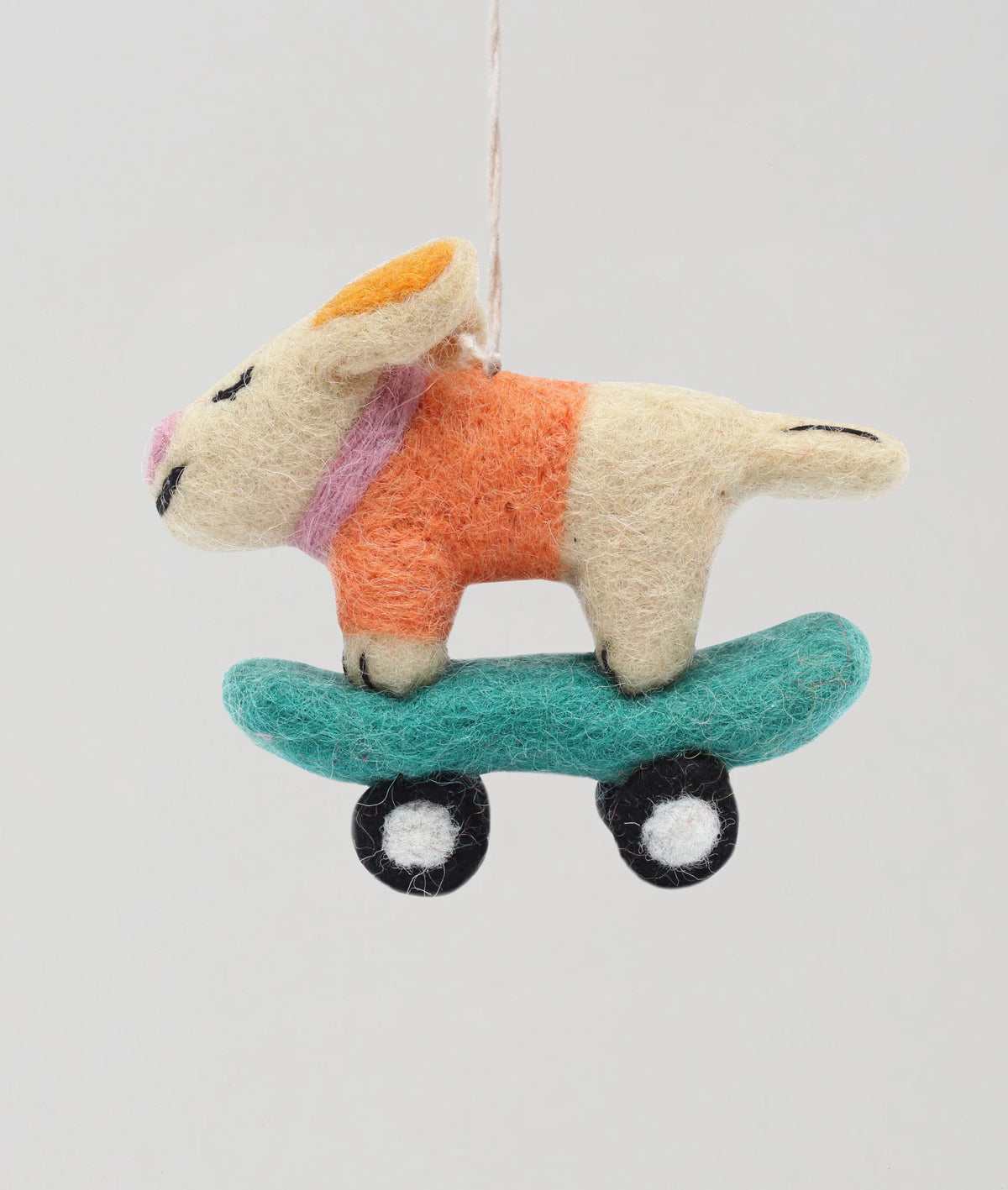 Bert, Skateboarding Dog Felt Decoration